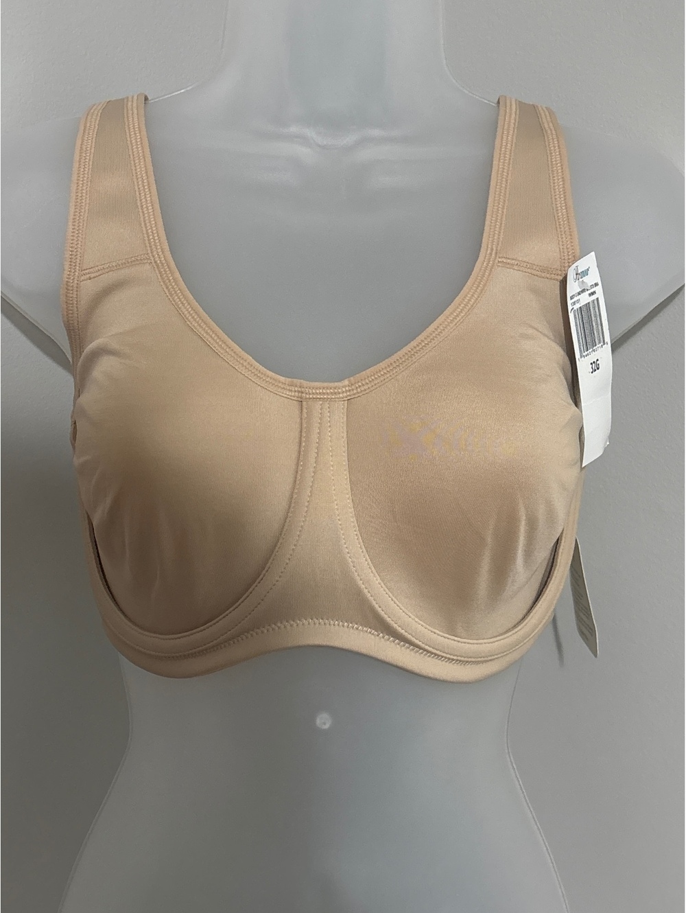 Paramour Body & Underwire Sports Bra Size 32G Nude